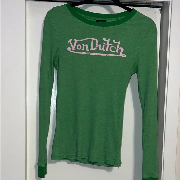 Green Von Dutch Longsleeve tee - Picture 3 of 3